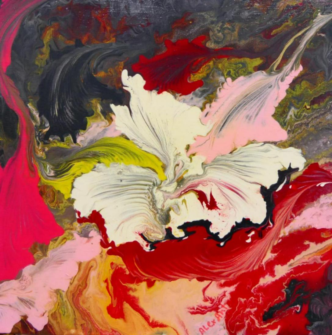 ALEXANDER ANTANENKA (RUSSIA b1951) "LOTUS" ACRYLIC (1 of 5)