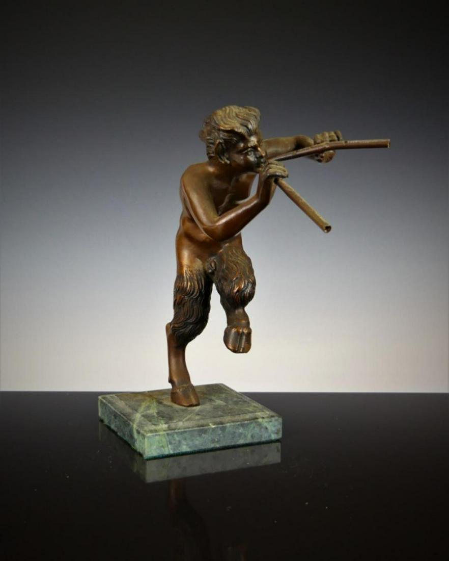 BRONZE STATUE OF PAN GREEK GOD OF THE FOREST (1 of 7)
