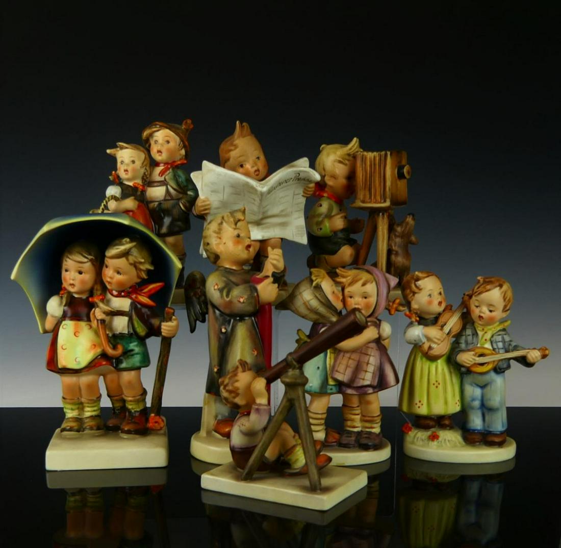 LOT OF 8 HUMMEL GOEBEL FIGURE FULL BEE MARK (1 of 8)