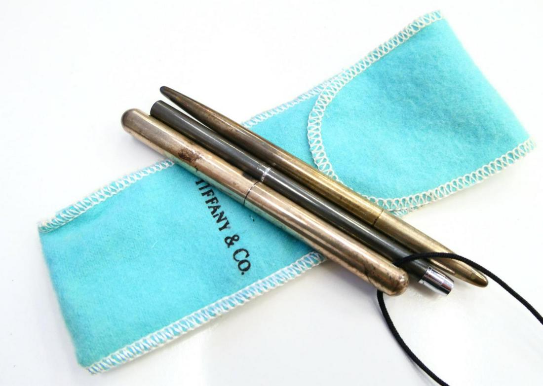 TIFFANY & COMPANY LOT OF (3) STERLING PENS (1 of 7)