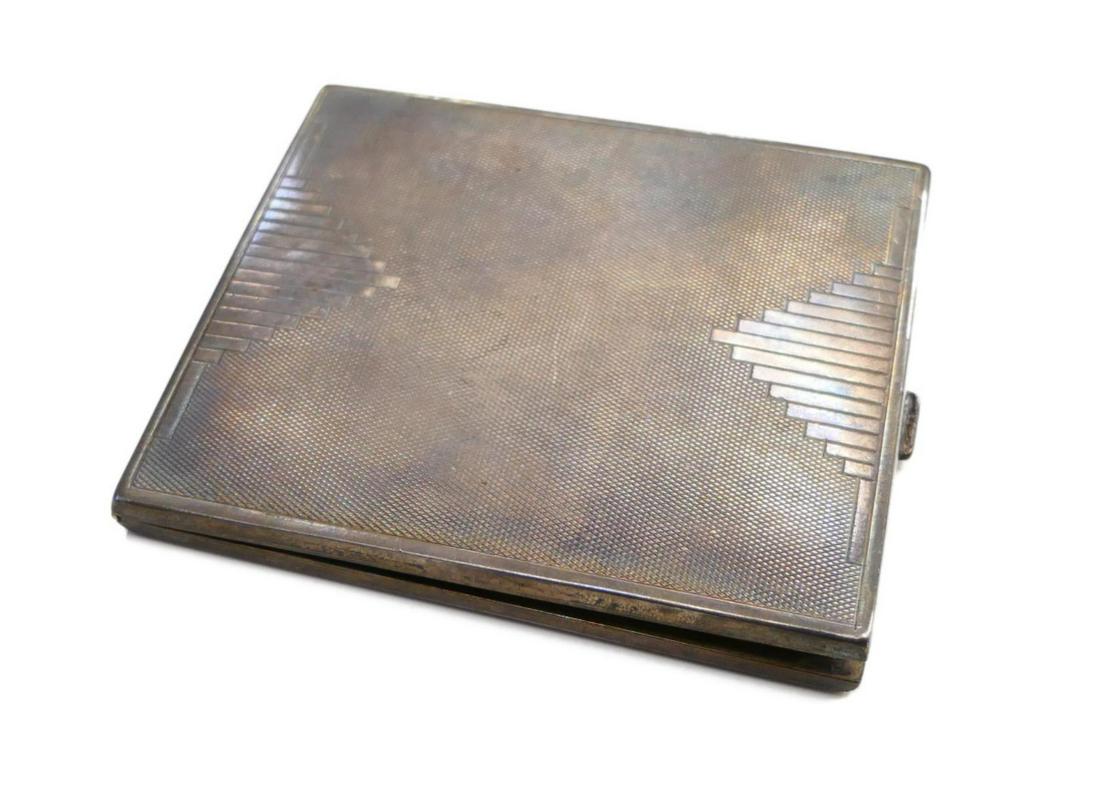 ANTIQUE STERLING CIGARETTE CASE (1 of 6)