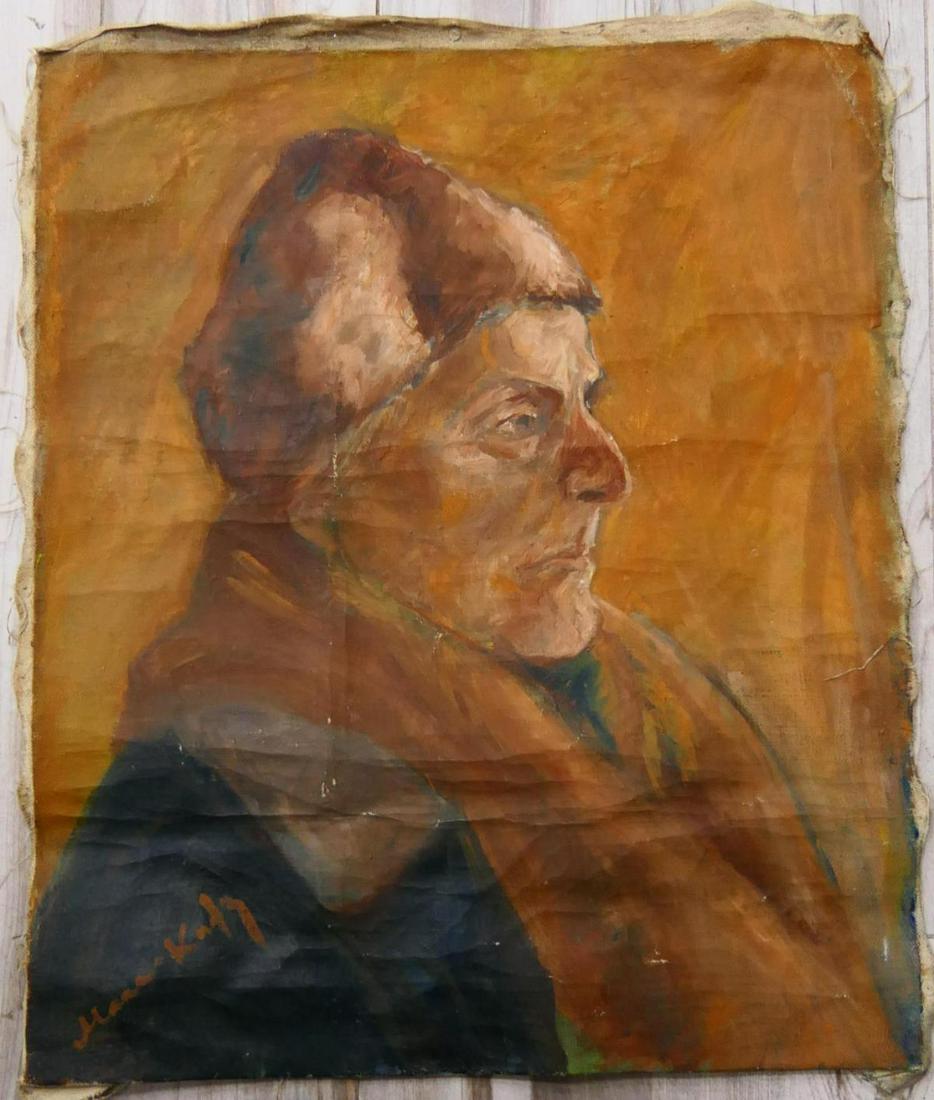 EMMANUEL MAN KATZ (1894-1962) PAINTING ON CANVAS (1 of 4)