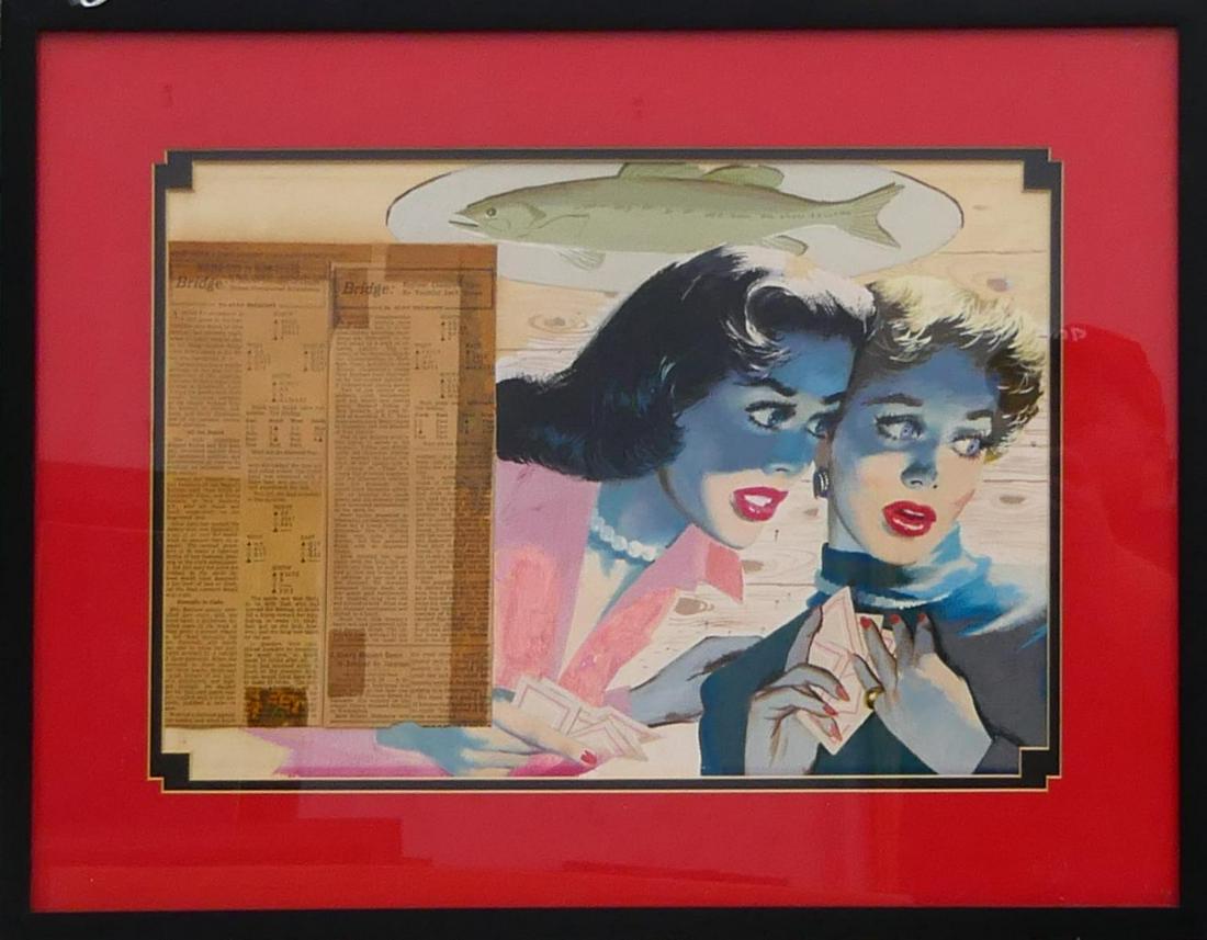 JON WHITCOMB (USA 190-1988) MIXED MEDIA WORK (1 of 5)