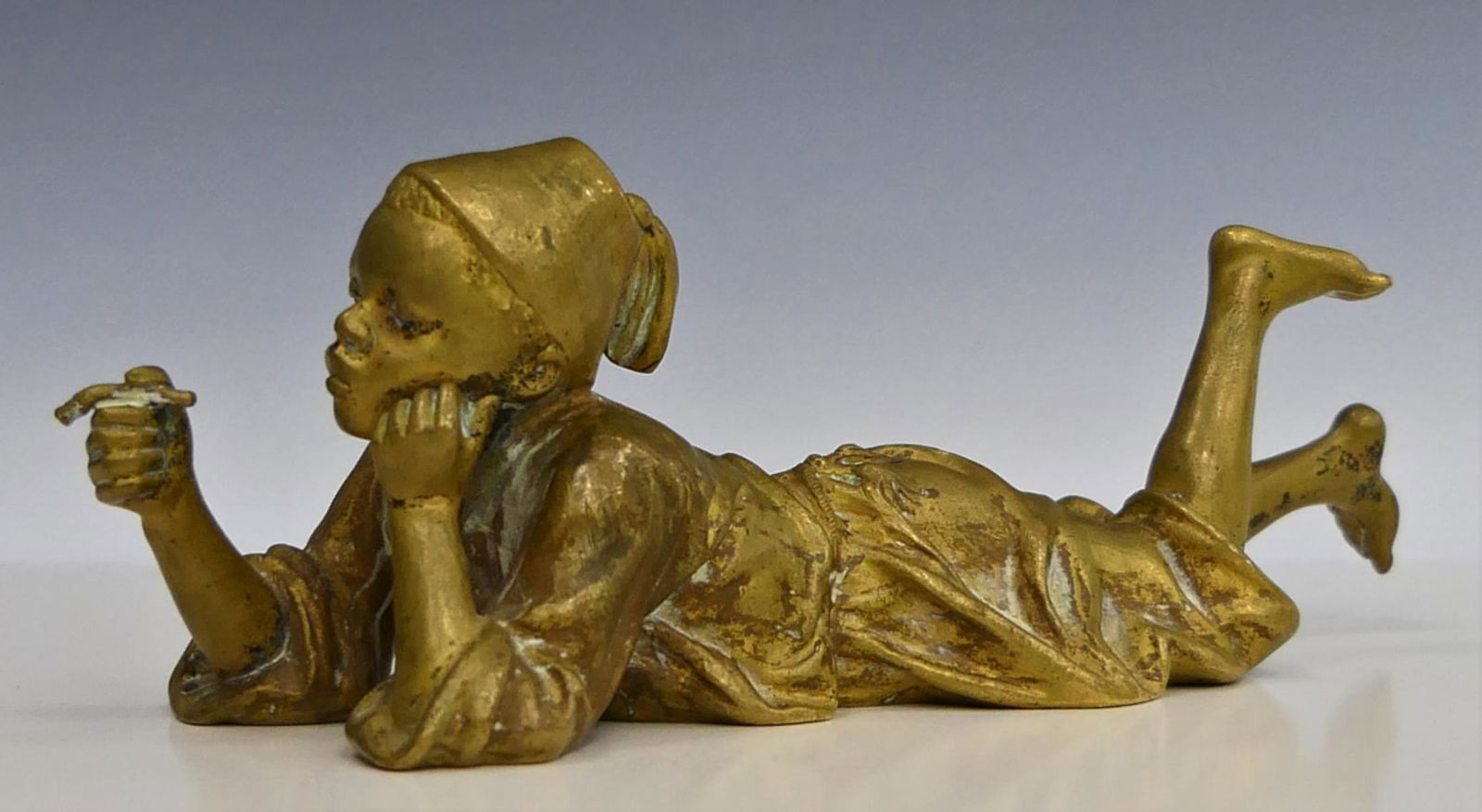 FRANZ BERGMAN (AUSTRIA 1898-1963) GILT BRONZE (1 of 6)