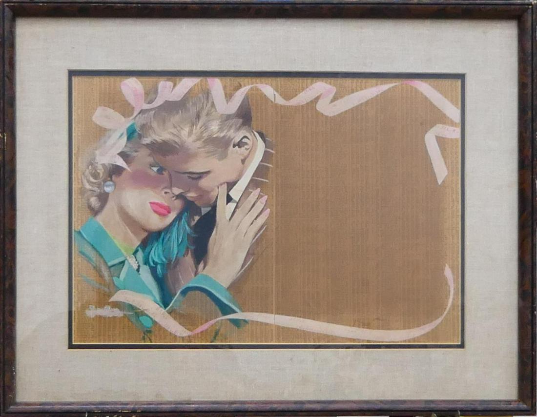 JON WHITCOMB (USA 190-1988) MIXED MEDIA WORK (1 of 4)