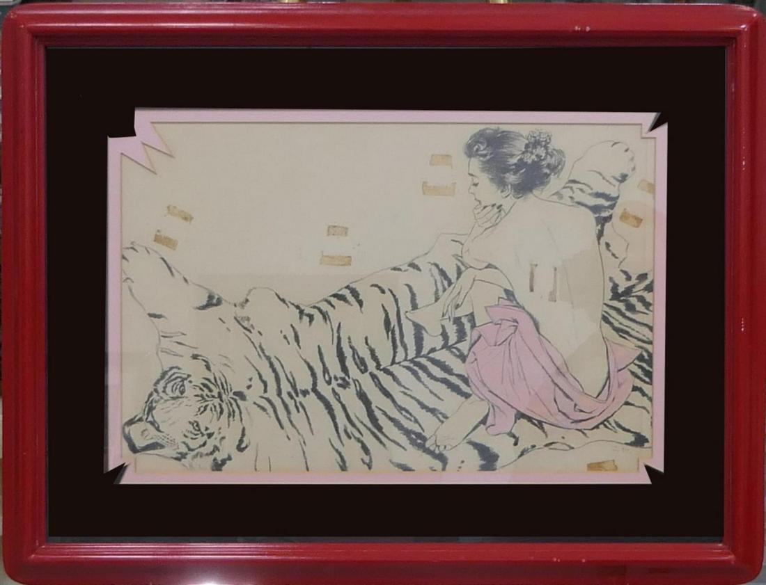 JON WHITCOMB (USA 190-1988) MIXED MEDIA WORK (1 of 6)