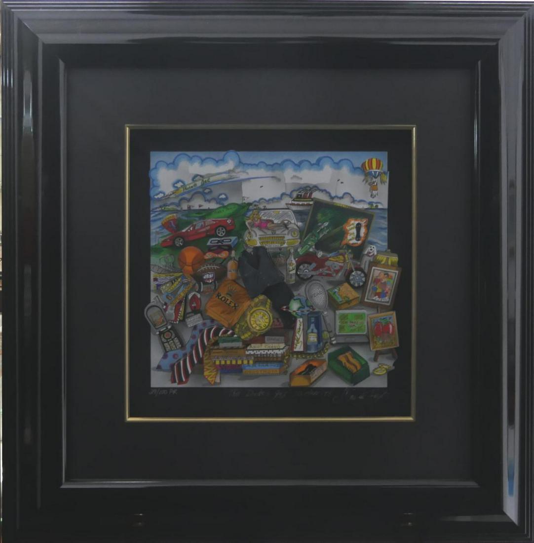 CHARLES FAZZINO (USA b1955) DUDE'S GOT TO HAVE IT (1 of 9)