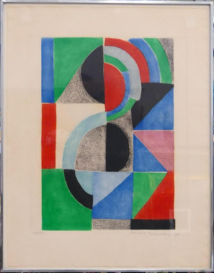 SONIA DELAUNAY SIGNED & NUMBERED LITHOGRAPH (1 of 8)