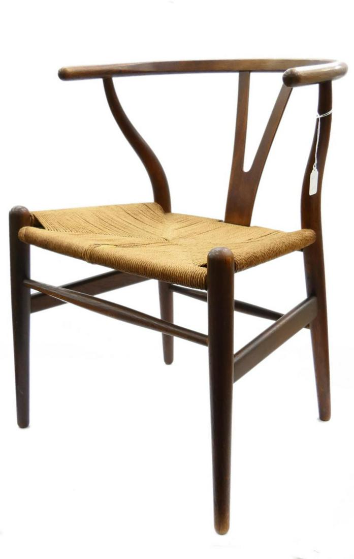 HANS WEGNER FOR CARL HANSEN WISHBONE OAK CHAIR (1 of 6)