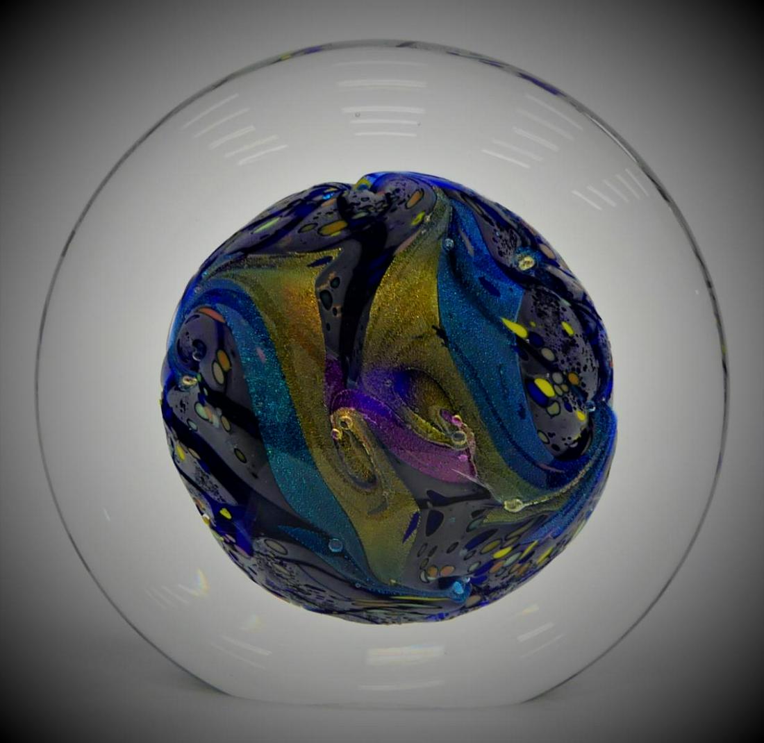 1999 ROLLIN KARG ART GLASS LARGE SCULPTURE (1 of 9)