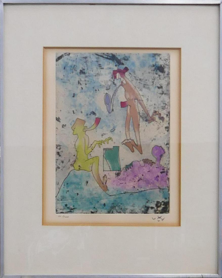 ROBERTO MATTA (CHILE 1911-2002) COLOR ETCHING (1 of 6)