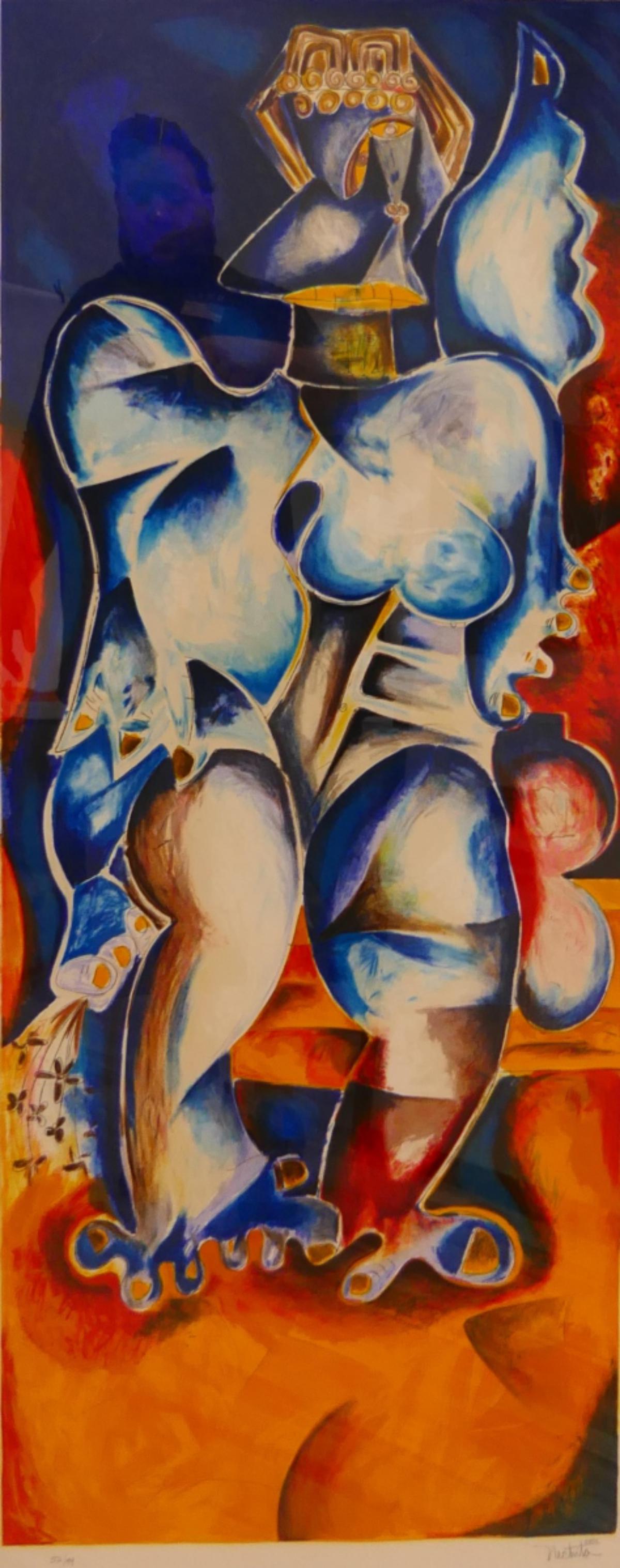 ALEXANDRA NECHITA (ROMANIA b1985) COLOR LITHOGRAPH (1 of 4)