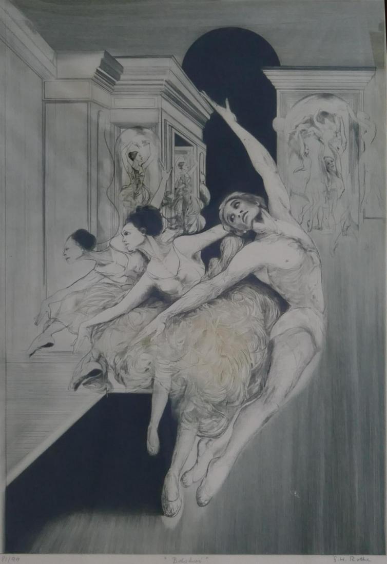 G H ROTHE (GERMANY 1935-2007) "BOLSHOI" LITHOGRAPH (1 of 7)