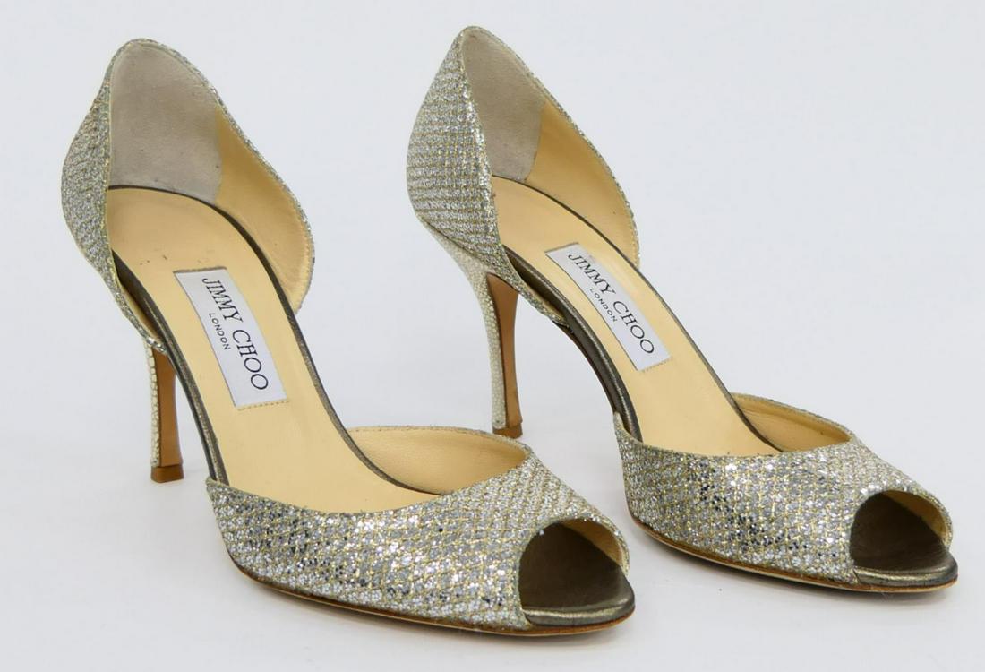 JIMMY CHOO SEQUIN HIGH HEEL SHOES (1 of 10)