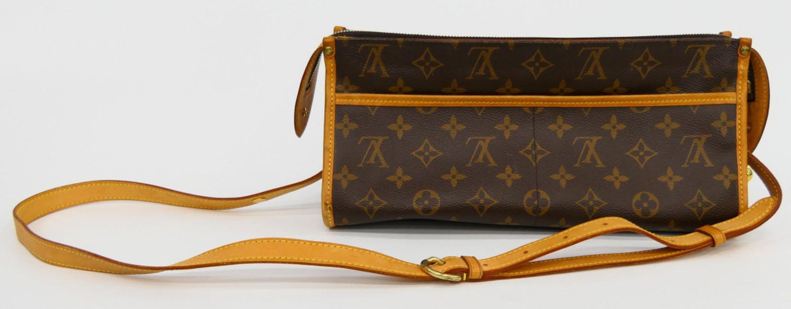 LOUIS VUITTON MONOGRAMED LEATHER BAG WITH STRAP (1 of 9)