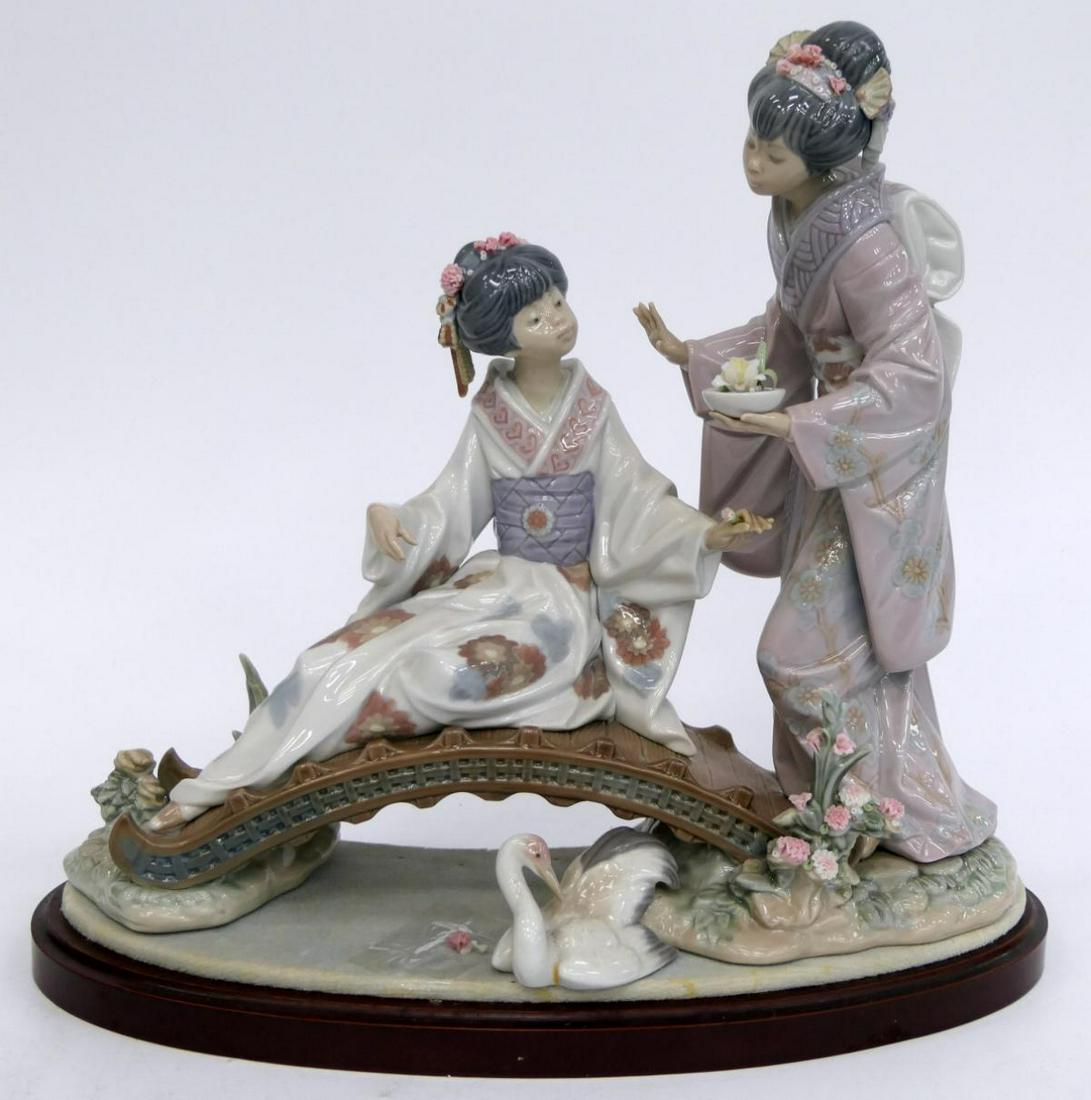 LLADO PORCELAIN "SPRINGTIME IN JAPAN" FIGURE 1445 (1 of 8)