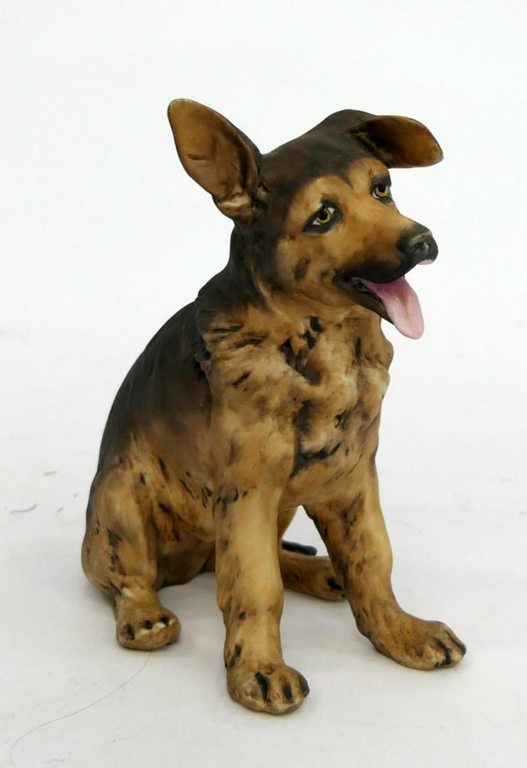 KAISER GERMAN HAND PAINTED PORCELAIN DOG FIGURE (1 of 3)