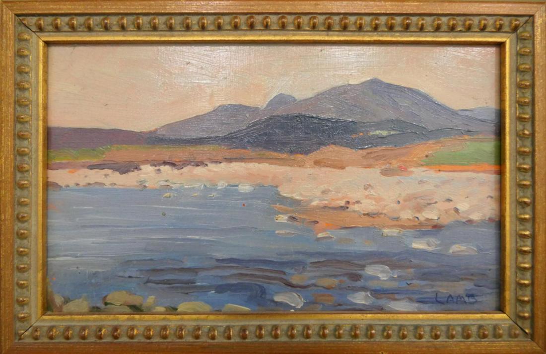 CHARLES VINCENT LAMB (IRELAND 1893-1964) LANDSCAPE (1 of 3)