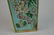 CHINESE TURQUOISE GROUND PEONY BLOOMS SQUARE VASE - 5
