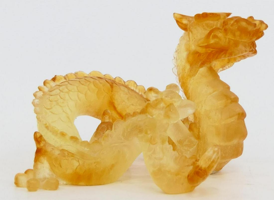 DAUM PATE DE VERRE DRAGON FIGURE (1 of 6)
