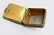 VINTAGE ITALIAN GOLD PLATE MICRO MOSAIC PILL BOX - 4