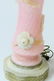 Pr VINTAGE MURANO VENETIAN PINK GLASS FLORAL LAMPS - 3