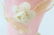 Pr VINTAGE MURANO VENETIAN PINK GLASS FLORAL LAMPS - 6