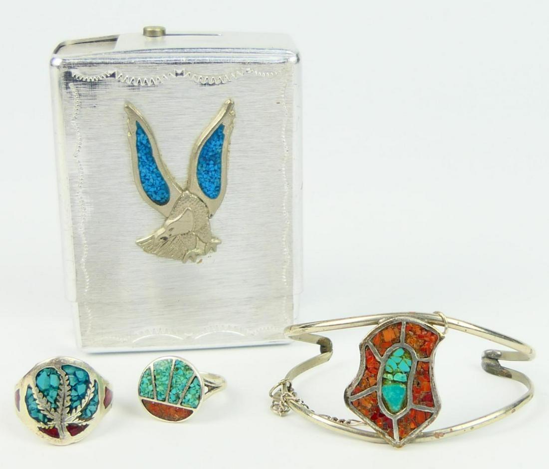LOVELY LOT OF NAVAJO ITEMS INCLUDING JEWELRY (1 of 4)