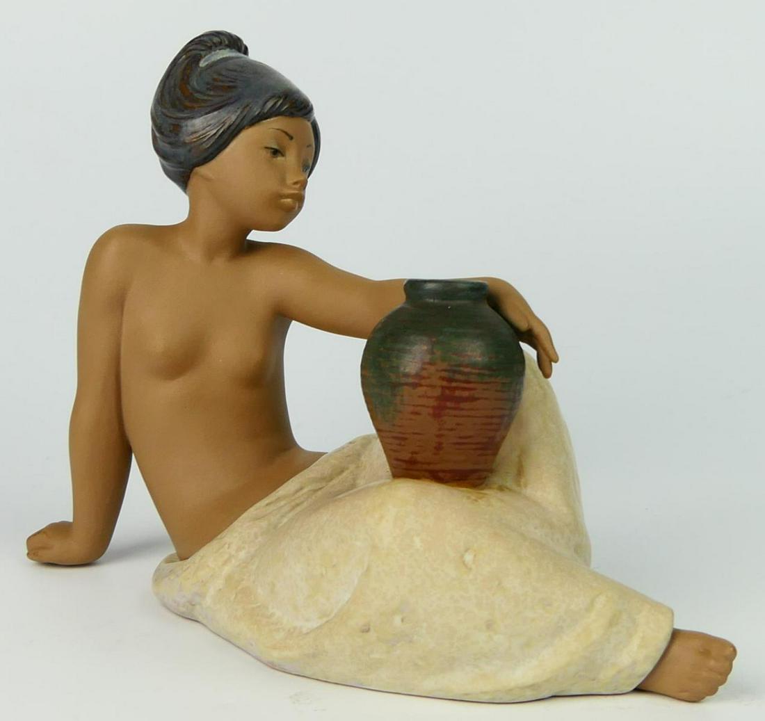 LLADRO PORCELAIN 8 3/4" GRES FIGURE (1 of 3)