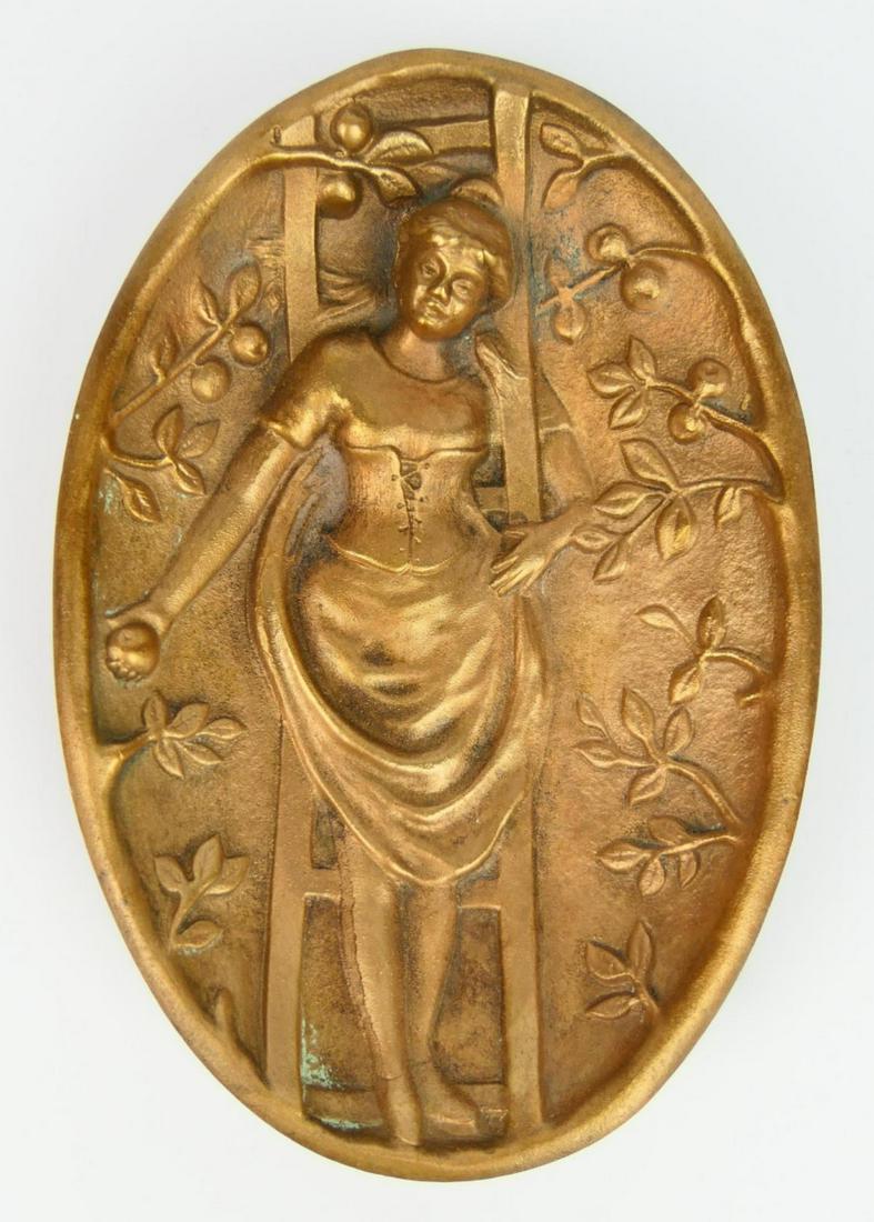 BRONZE VINTAGE NAUGHTY TRAY (1 of 3)