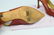 JIMMY CHOO BROWN LEATHER PUMPS SIZE 7.5 - 3