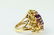 FABULOUS 14KT Y GOLD AMETHYST COCKTAIL RING - 2