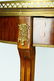 FRENCH MID CENTURY OVAL TABLE WITH GALLERY TOP - 4