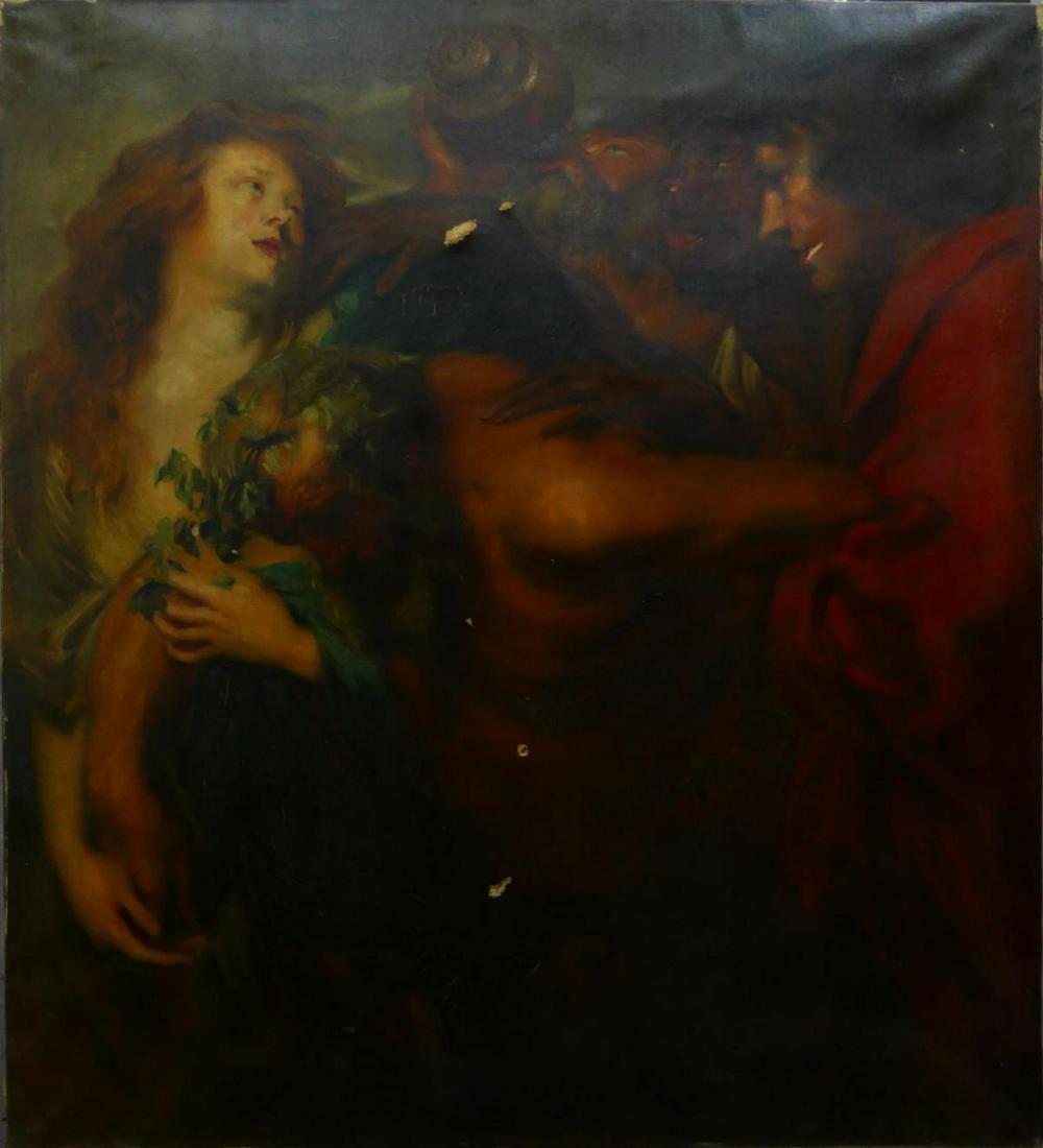 GEMALDEGALERIE OLD MASTER RELIGIOUS SCENE OIL (1 of 9)