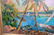 BEANIE BACKUS (USA 1906-1990) OIL PAINTING /CANVAS - 5