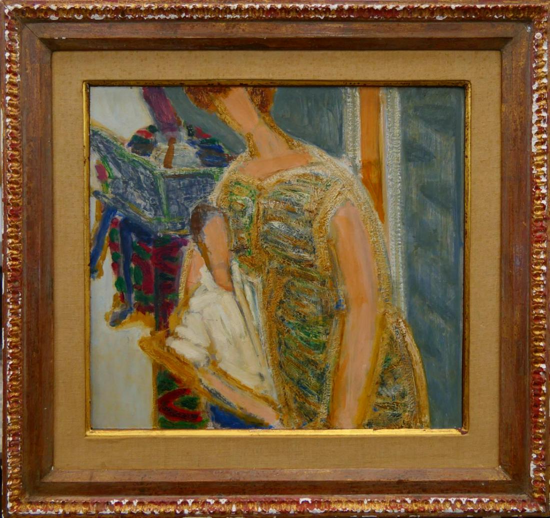 HARRY SEFARBI (USA 1917-2009) OIL WORK ON MASONITE (1 of 5)