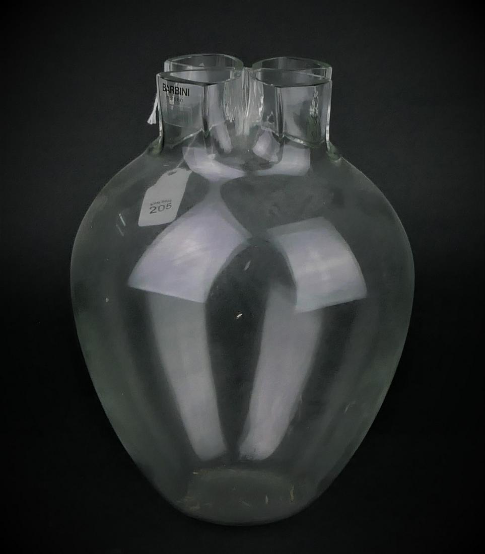 ALFREDO BARBINI " QUATTO FORI" 4 OPENING VASE (1 of 4)