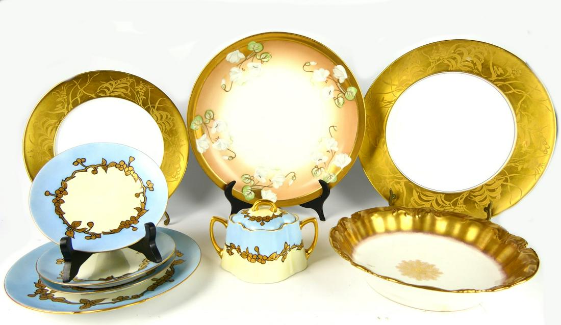 9pcs VARIOUS CONTINENTAL PORCELAIN CHINA ITEMS (1 of 6)