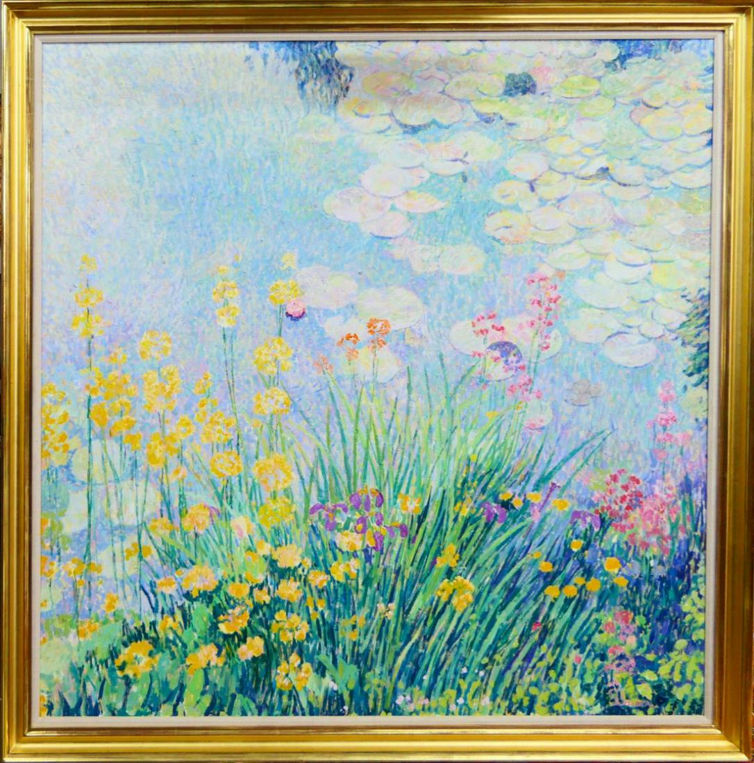 SAM BARBER (USA b1943) LARGE OIL WALLY FINDLAY (1 of 8)