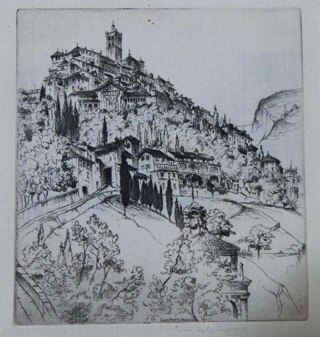 JOHN TAYLOR ARMS (USA 1887-1953) LANDSCAPE ETCHING (1 of 2)