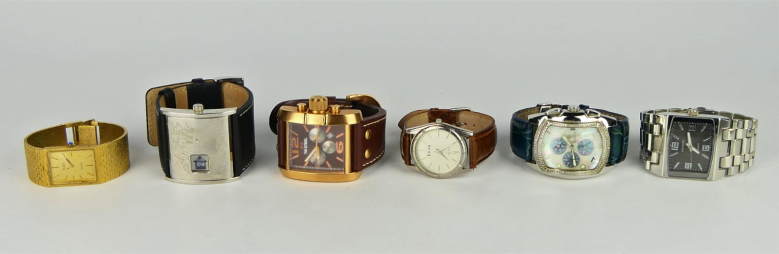 COLLECTION OF (6) GENTS WATCHES (1 of 10)