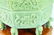 IMPRESSIVE CHINESE GREEN JADE DIVIDED COV'D BOX - 4