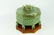 IMPRESSIVE CHINESE GREEN JADE DIVIDED COV'D BOX - 9