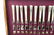 117pc HUGE GORHAM GREENBRIER 145ozt FLATWARE SET - 2