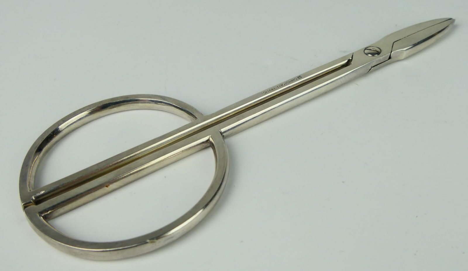 CHRISTOFLE FRANCE UNUSUAL CUTLERY SHEARS: Signed Christofle France, measures 6" long, from a local estate