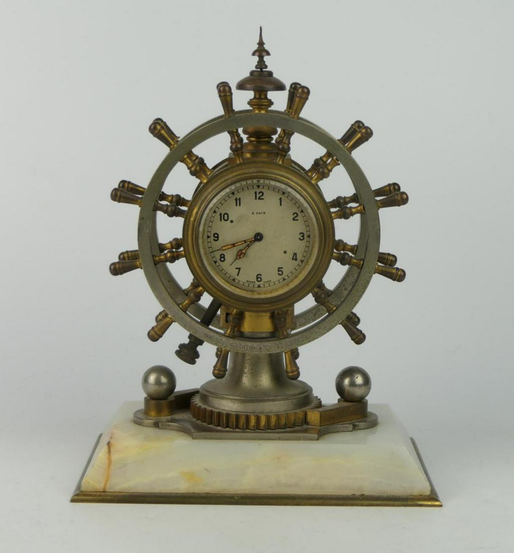 HAMILTON CRICHTON & Co EDINBURGH CLOCK BAROMETER (1 of 9)