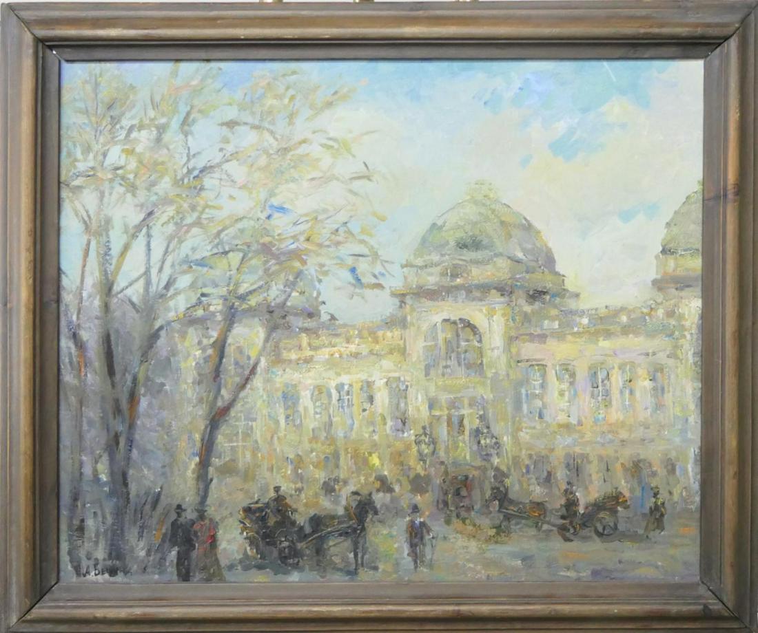 ALLA BEDINA (RUSSIA b1950) "YAR RESTAURANT" OIL (1 of 5)