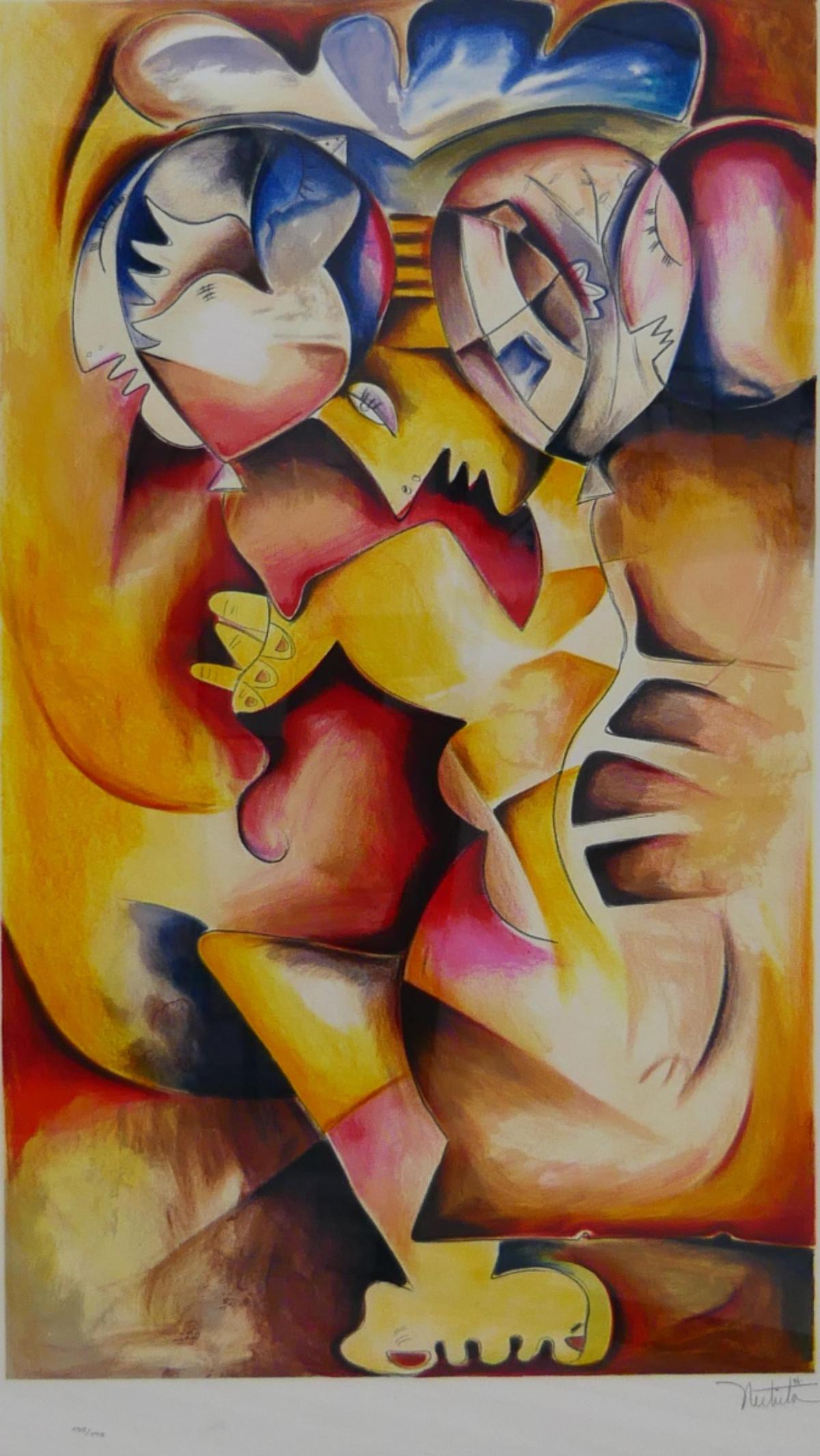 ALEXANDRA NECHITA (ROMANIA b1985) COLOR LITHOGRAPH (1 of 5)