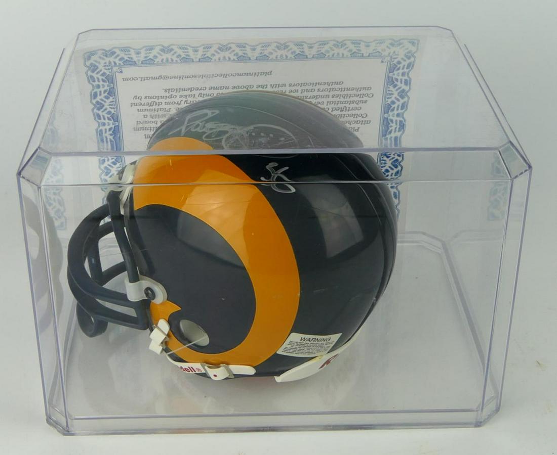 JEROME BETTIS SIGNED MINI-HELMET IN ACRYLIC CASE (1 of 3)