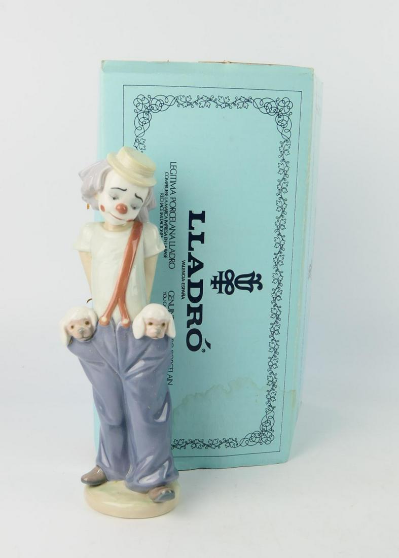 LLADRO SOCIETY LITTLE PALS WITH BOX 8 1/2": This Lladro once sold for $2000 glossy with box